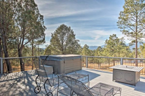 Above it All Ruidoso Home with Mtn Views and Hot Tub